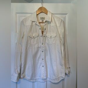 NBW!! With Tags!! Lucky Brand White Button-Up Shirt